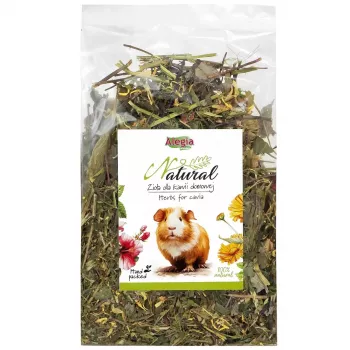 Mezcla de hierbas secas para cobayas Alegia Herbs for cavia 100 g – bolsa de 100 g, sin gluten ni azúcar