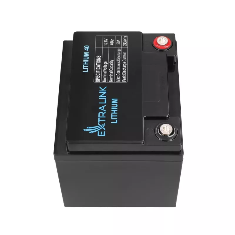 Acumulador Extralink LiFePO4 40AH 12,8 V BMS batería 40000 mAh