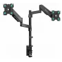 ONKRON G140-B Soporte de escritorio para monitores de 13-32 pulgadas, negro