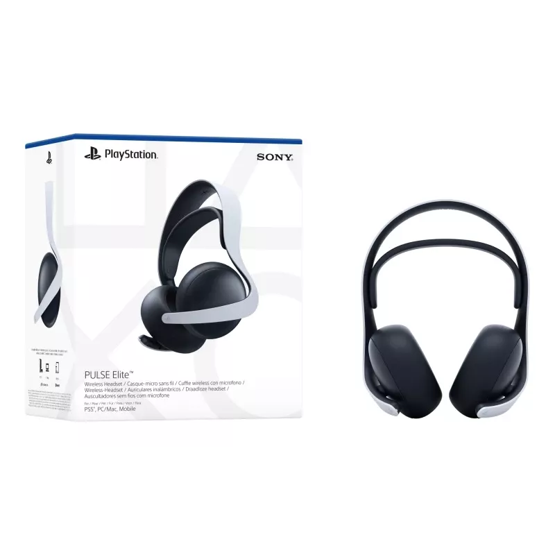 Sony PULSE Elite auriculares con cable e inalámbricos diadema gaming Bluetooth base de carga negro, blanco