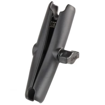 Brazo de doble rótula para tablet/dispositivo RAM Mounts RAM-B-201U-C, aluminio, bola de 2,54 cm, altura 152,4 mm, negro