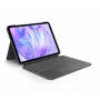 Teclado Logitech Combo Touch QWERTY US International con trackpad graphite