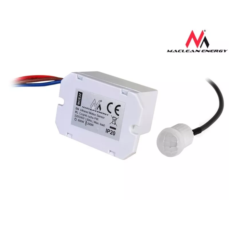 Detector de movimiento sensor infrarrojo pasivo Maclean MCE32