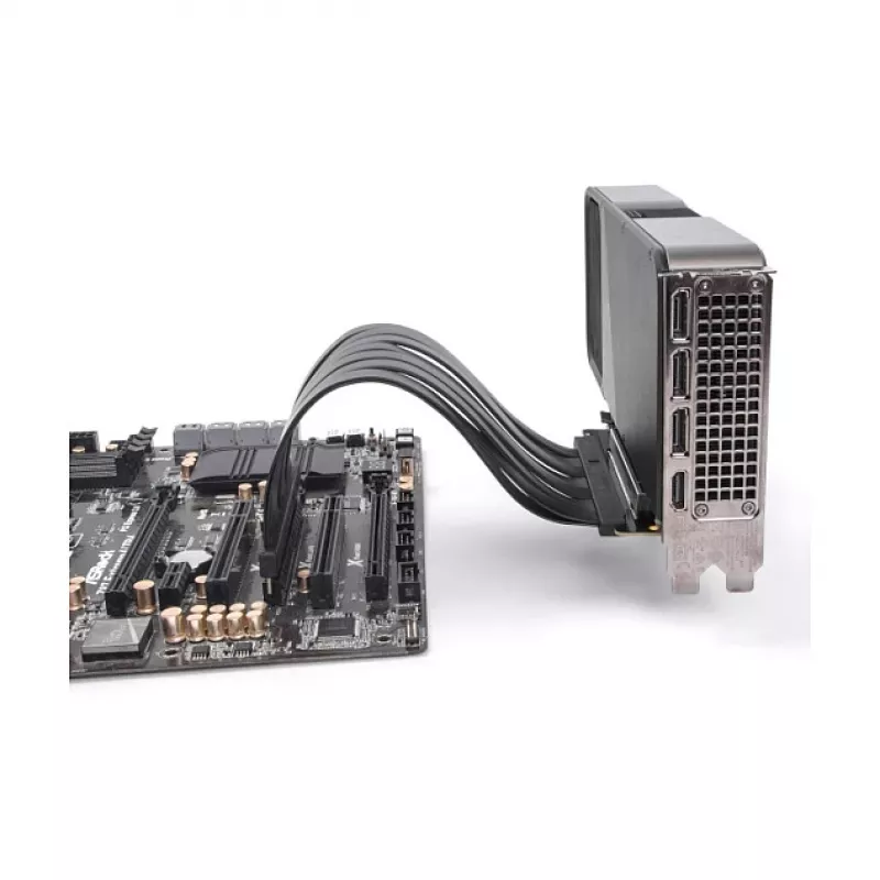 Tarjeta riser DELOCK 81593 PCI Express 5.0 x16, longitud de cable 30 cm