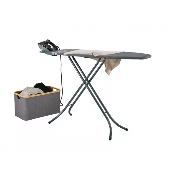 Tabla de planchar de tamaño completo Leifheit 72486 — tabla 1200 x 380 mm, altura 690–880 mm, peso 4,6 kg