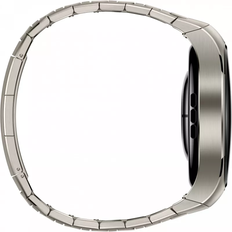 Smartwatch HUAWEI WATCH 5, 1,5 pulgadas AMOLED, 466×466, 46 mm carcasa de titanio, Wi‑Fi, GPS, plata