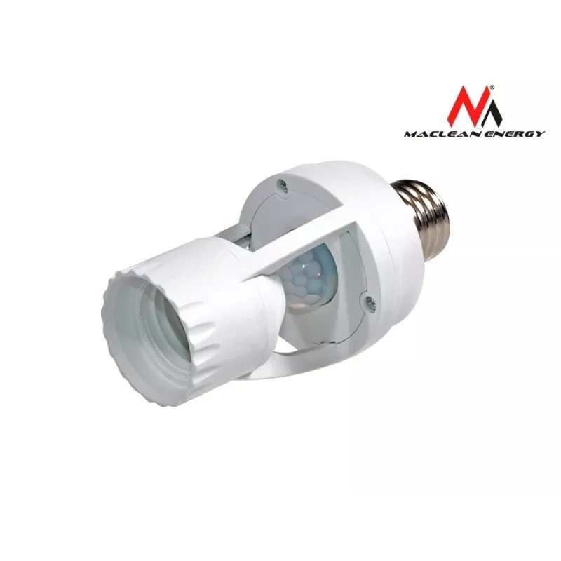 Portalámparas con sensor de movimiento PIR MACLEAN MCE24, modelo 35100