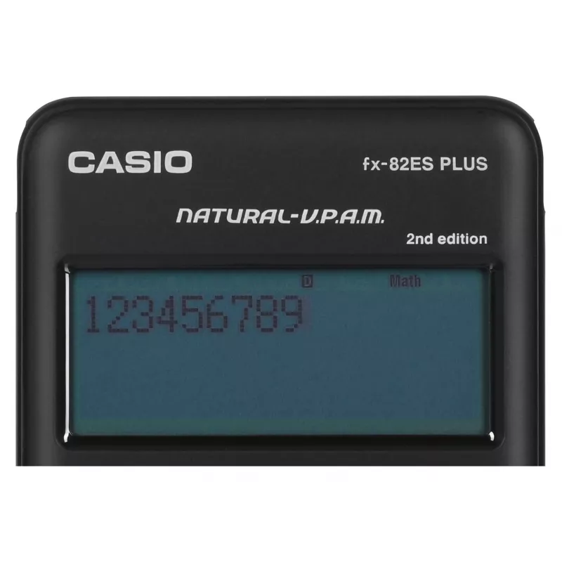 Casio FX-82ES PLUS-2 calculadora científica de bolsillo, 252 funciones, 77 x 162 mm, negra