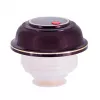 Botella isotérmica ROTPUNKT 330-16-04-0 1 L, rojo cereza, mantiene caliente 24 h, frío 36 h