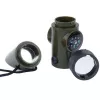 Mil-Tec SP.22073 silbato de supervivencia 6 en 1, verde oliva