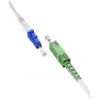 Goobay 59609 Cable de fibra óptica 2 m SC/APC LC/UPC FTTH OS2 blanco (59609)