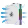 Lian Li UNI FAN TL Wireless 12RTL1W1W ventilador de caja, ARGB, PWM, Reverse Blade, 120 mm, blanco