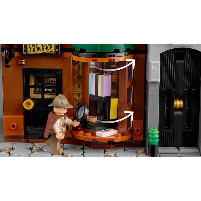 LEGO ICONS 10351 Sherlock Holmes: Rincón de libros