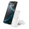 Belkin UltraCharge 25W Qi2 base de carga inalámbrica plegable 2 en 1, blanca (WIZ038KQWH)