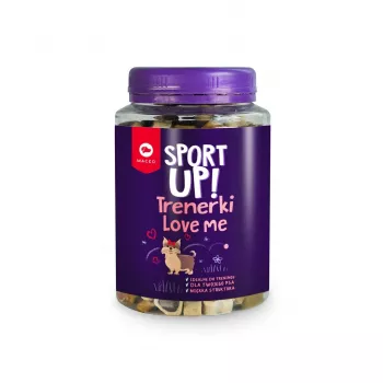 Snacks para perros MACED Sport Up! Love Mix Junior 300 g — premio de entrenamiento con sabor a pescado para cachorros