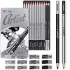 Set de dibujo Colorino 80118PTR – 12 lápices de boceto y accesorios