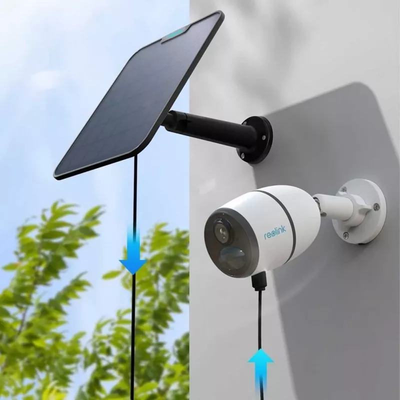 Reolink Panel solar negro 2 TYPE-C