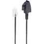 Cable de teléfono ShiverPeaks BS70002-2 2 m negro