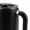 Jata JEHA1575 hervidor eléctrico, 1,7 l, 1500 W, 5 ajustes de temperatura, negro/acero inoxidable