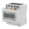 Medidor de energía electrónico trifásico QOLTEC 50900 400V LCD 4P