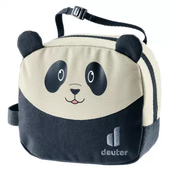Neceser DEUTER Wash Bag Kids — polietersulfona (PES), 160×60×120 mm, negro/blanco