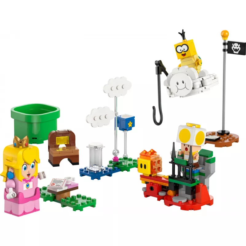 Juguete de construcción LEGO 71441 Super Mario set de figura interactiva de LEGO Peach, compatible con el sistema LEGO