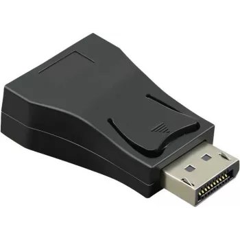 Value 12.99.3156 Adaptador (1x conector macho DisplayPort - 1x conector hembra VGA) negro