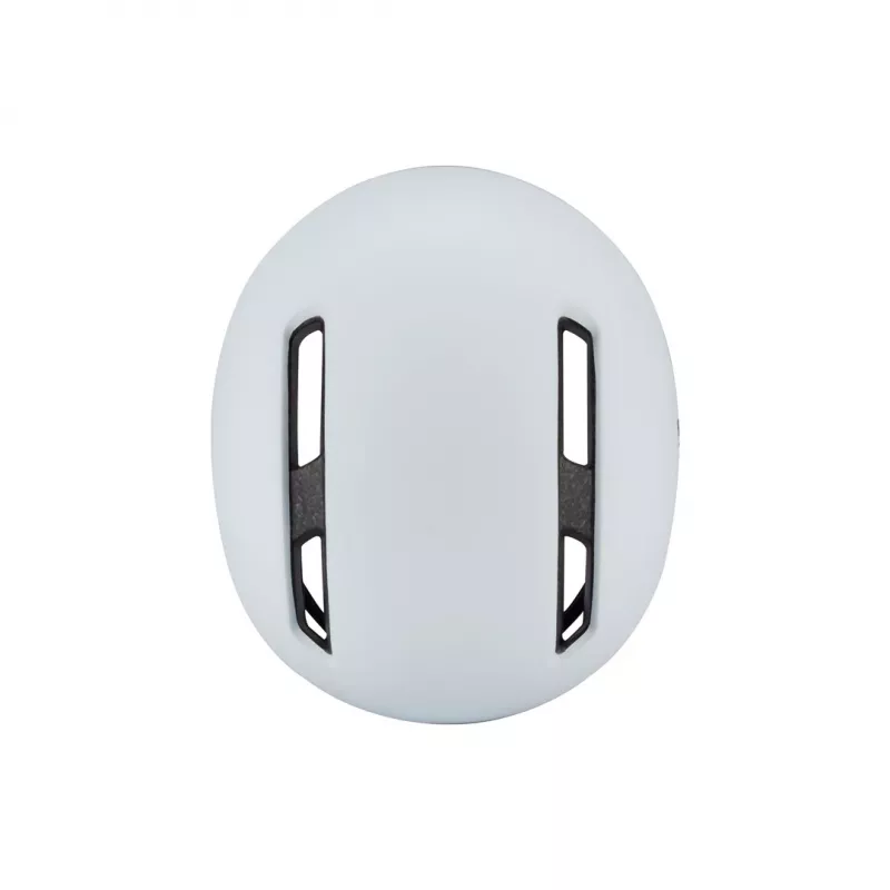 Casco de bicicleta HJC CALIDO blanco/plata, talla M (55–59 cm), In-Mold, 4 aberturas de ventilación, sistema SELFIT, 280 g