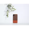 Funda para móvil de man and wood para iPhone XS Max – cuadros marrones con borde negro