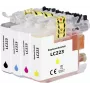 Renkforce pack combinado de tinta sustituye a Brother LC-223 (LC223VALBPDR) compatible negro, cian, magenta, amarillo RF-5655920 (RF-5655920)