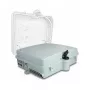 Caja de distribución de fibra óptica DeLOCK 24 puertos IP65 impermeable gris