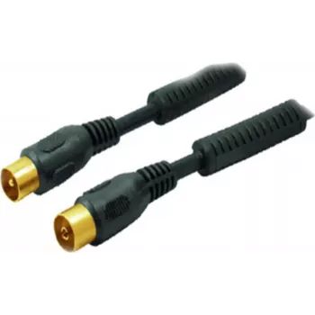 Cable coaxial de antena ShiverPeaks 80205-128-GS, 100% apantallado, conectores dorados