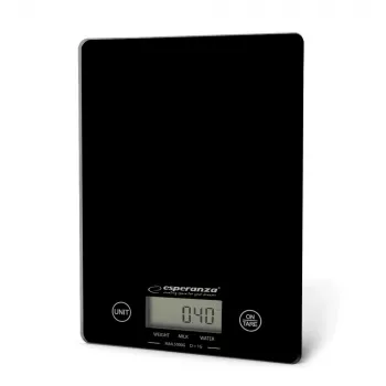 Esperanza EKS002K báscula de cocina electrónica negra rectangular de sobremesa