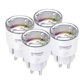 Enchufe inteligente Gosund EP2-Z 10A – pack de 4 para control ZigBee