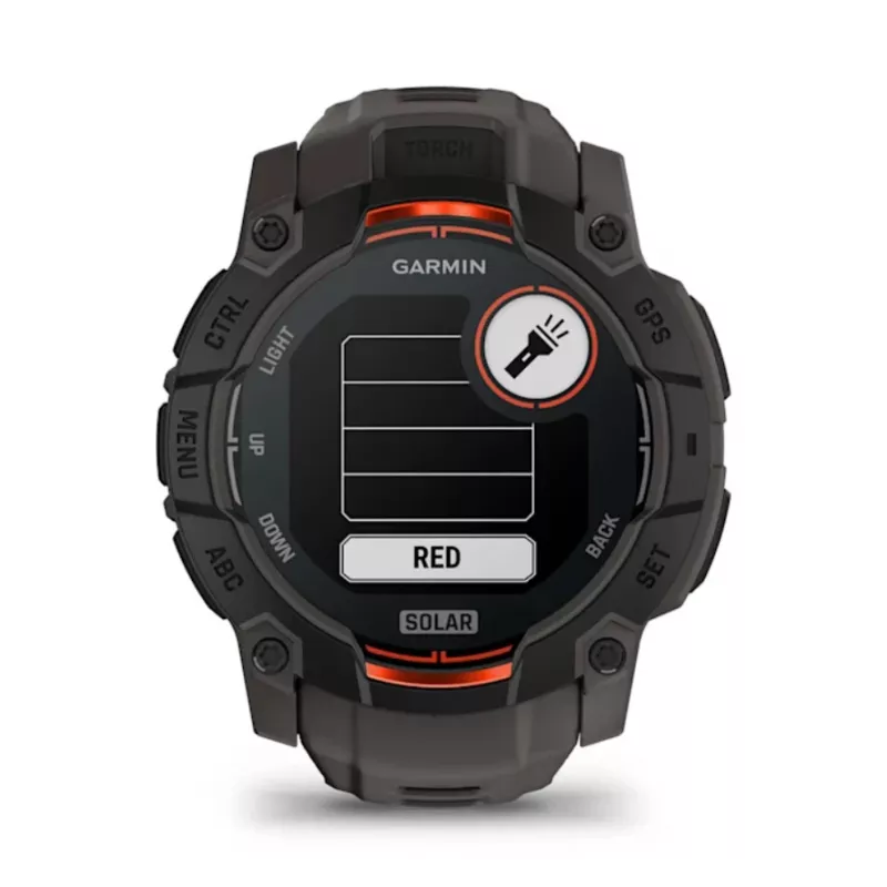 Garmin Instinct 3 Solar Smartwatch GPS 1,3 pulgadas MIP 176x176 Pantalla táctil Negro