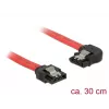 Cable SATA DeLOCK 83963 0,3 m SATA 7-pin negro rojo