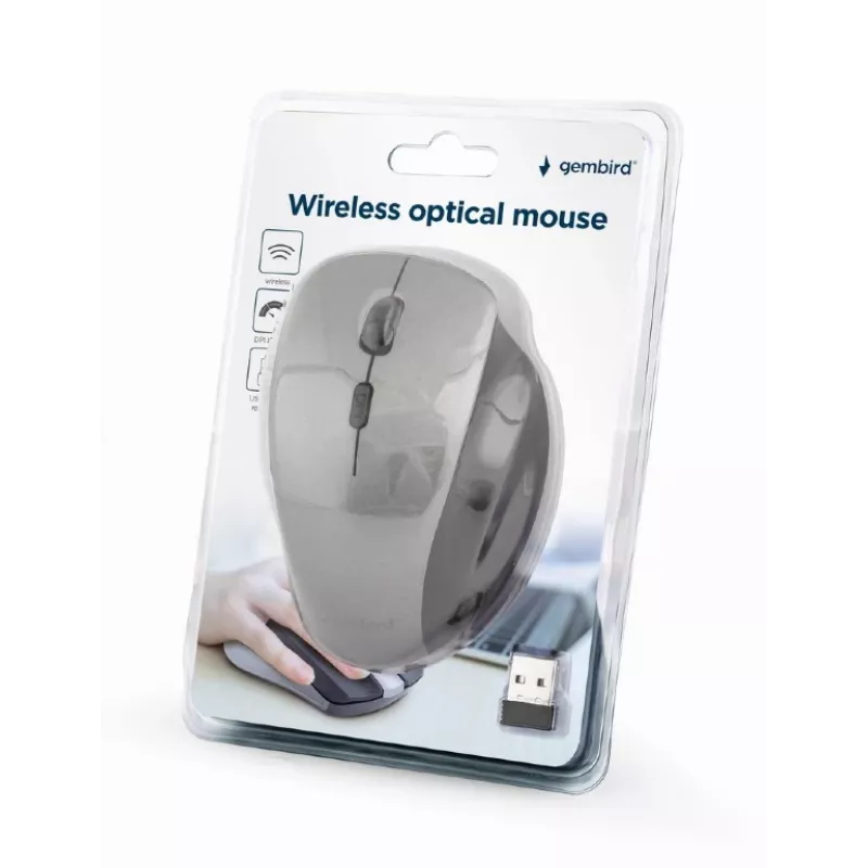 Ratón óptico Gembird MUSW-6B-02-BG USB