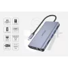Hub UNITEK uHUB S7 USB 3.2 Gen 1 Type-C gris