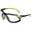 3M Gafas de protección Solus 1000-Set EN 166, EN 170, EN 172, patillas verdes, lentes transparentes PC 3M (S2SGAFKT)