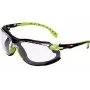 3M Gafas de protección Solus 1000-Set EN 166, EN 170, EN 172, patillas verdes, lentes transparentes PC 3M (S2SGAFKT)