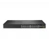 HPE - Serie Aruba - Aruba 6300F - Switch - L3 - gestionado - 24 x 10/100/1000 + 4 x 1 Gigabit / 10 Gigabit / 25 Gigabit / 50 Gigabit SFP56 (Uplink / Stacking) frontal y lateral a posterior
