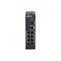 Switch DAHUA DH-LR2110-8ET-120 L2 8x Fast Ethernet (10/100) PoE, 48–57V, 8,8 Gbit/s, MAC 8000, negro