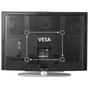 Adaptador VESA Goobay Wentronic para soporte de pared de TV, Negro - para ampliar las medidas VESA de un soporte de pared de TV (63267)