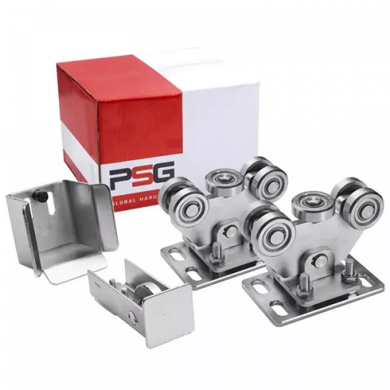 PSG 60.00P.70 Kit de carros para puertas correderas para raíl de 70x70x4 mm