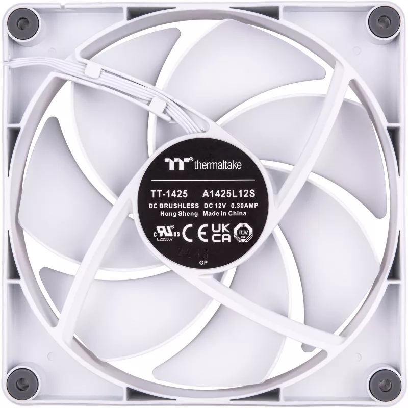 Ventilador de carcasa Thermaltake CT120 120mm blanco pack de 2