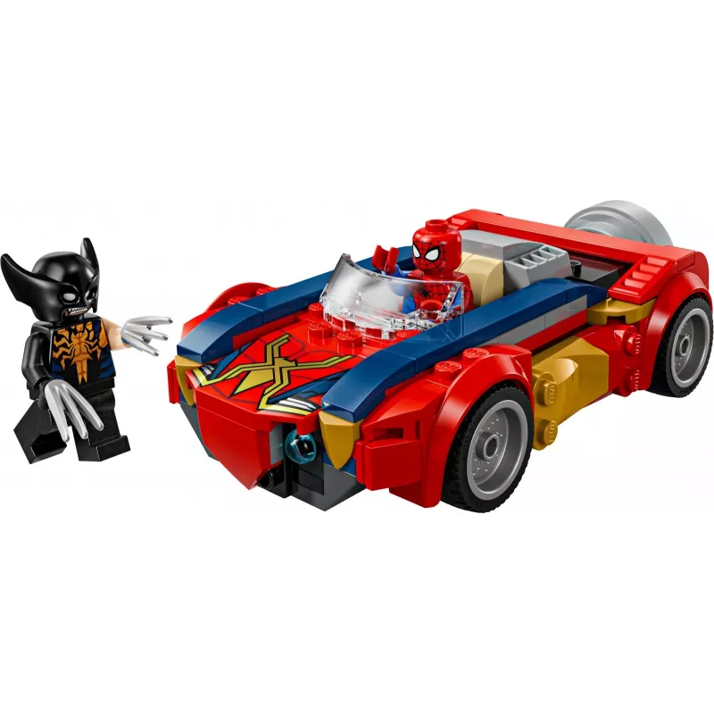 LEGO MARVEL 76336 Coche de Spider-Man vs. Wolverine venomizado