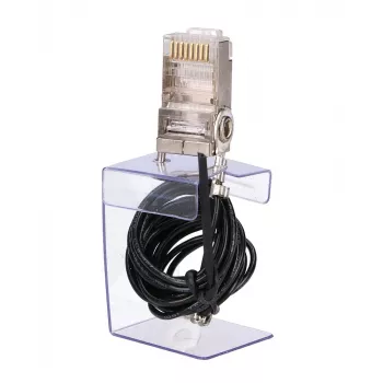 Cable de red UBIQUITI TOUGHCable RJ-45 Cat5e 1 m, negro, conector macho RJ-45