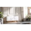 Cómoda 3D PALAZZO BIS 151x40x75 blanco mate