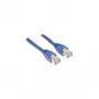 Wentronic Goobay cable de red CAT 5e, F/UTP, azul, 0,5 m - mezcla de cobre CCA (50157)