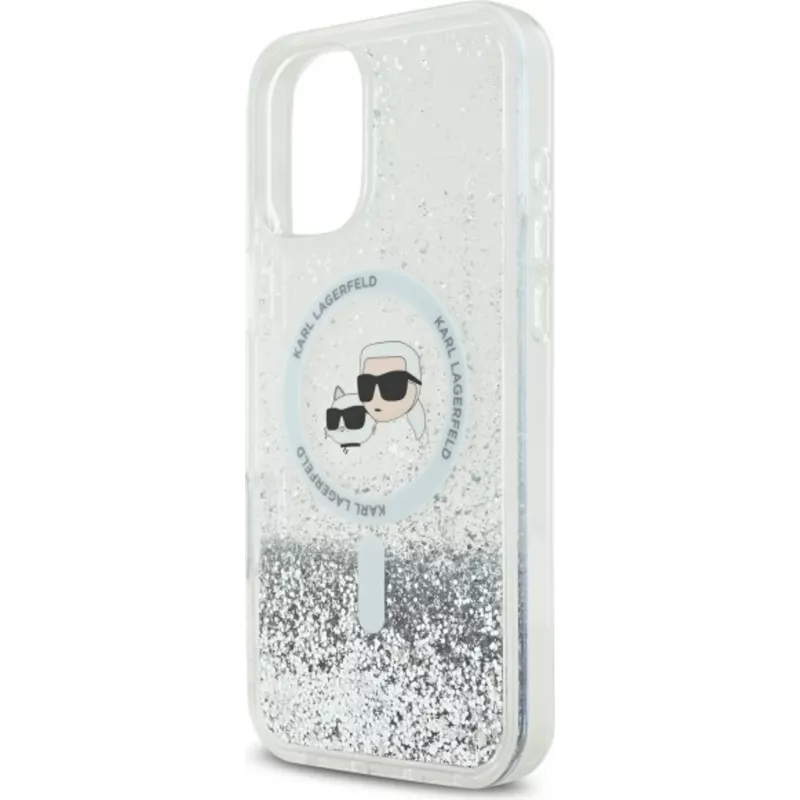 Karl Lagerfeld | KLHMP16MLGKCSGH | Funda trasera | iPhone 16 Plus | Apple | TPU/PC | Transparente